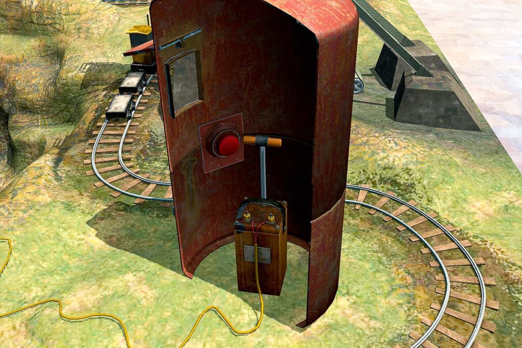 AR-Simulation Sprengmeister im Steinbruch, Zünder